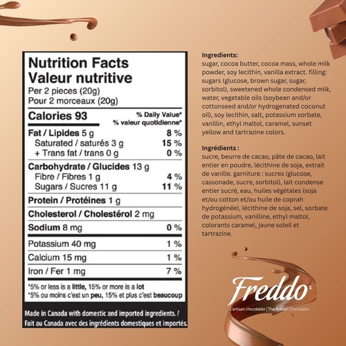 Freddo Chunky Caramel Chocolate 160 g