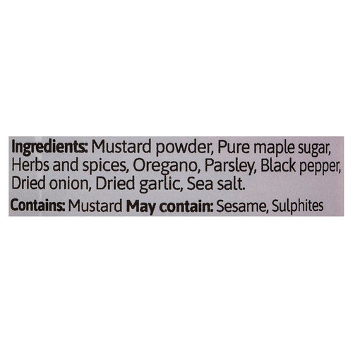 Big Cove Foods Gourmet Spice Blends Maple Mustard Hamonizer 95 g