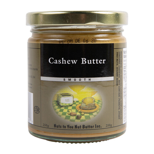 Nuts To You Nut Butter Cashew Butter Smooth 250 g