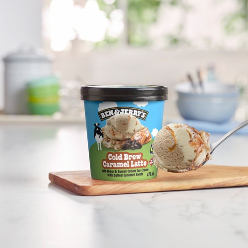 Ben & Jerry's Ice Cream Cold Brew Caramel Latte 473 ml