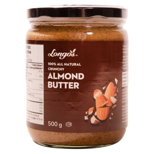 Longo's Almond Butter Crunchy 500 g