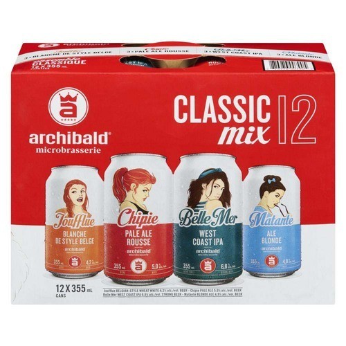 Archibald Beer Classic Mix 12 x 355 ml (cans)