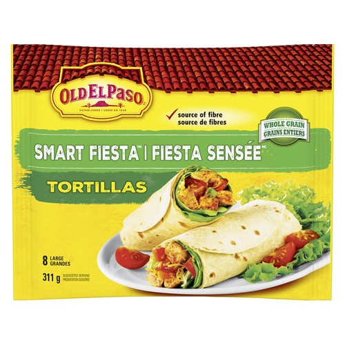 Old El Paso Tortillas Smart Fiesta Whole Grain 311 g
