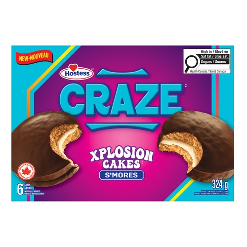 Hostess Craze Snack Cake Xplosion S'mores 324 g