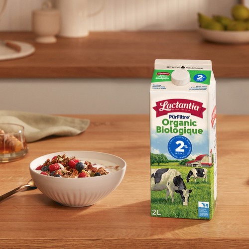 Lactantia PurFiltre Organic 2% Milk Partly Skimmed 2 L