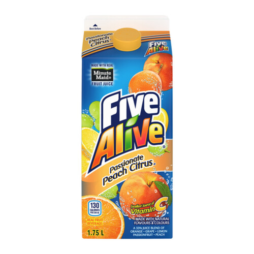 Five Alive Juice Passionate Peach Citrus 1.75 L