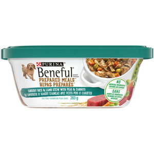 Beneful Wet Dog Food Prepared Meals Savoury Rice Lamb Stew 283 g