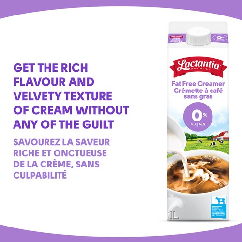 Lactantia Fat-Free 0% Creamer 1 L