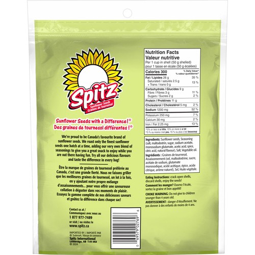 Spitz Sunflower Seeds Dill Pickle Flavour 210 g