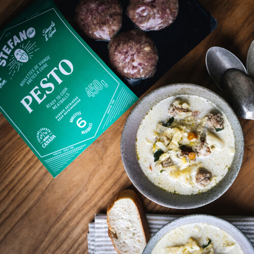 Stefano Pork Pesto Meatballs 450 g