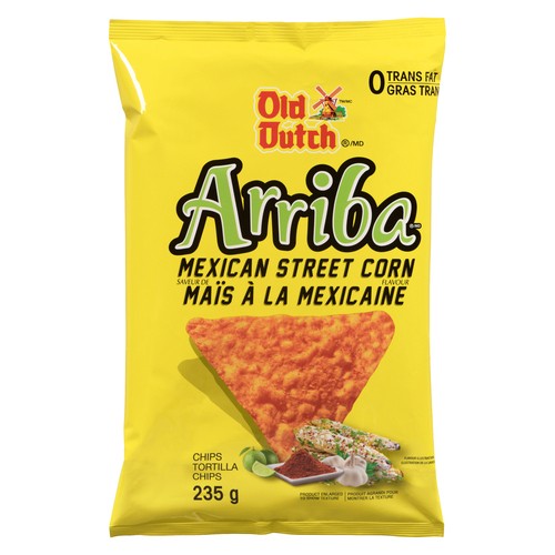 Old Dutch Foods Ltd. Tortilla Chips Mexican Street Corn 235 g