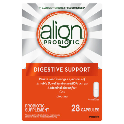 Align Digestive Care Probiotic Supplement Capsules 28 Count 