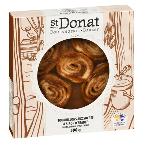 Boulangerie St-Donat Pie Maple Swirls 590 g (frozen)