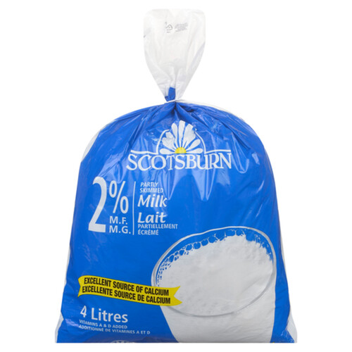 Scotsburn 2% Milk Bag 4 L