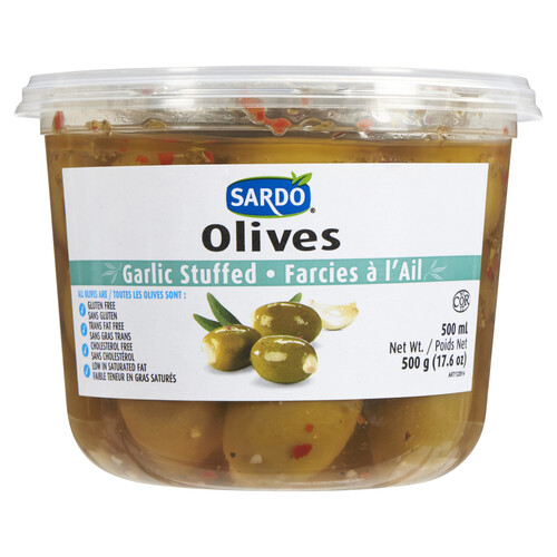 Sardo Garlic Stuffed Olives 500 ml
