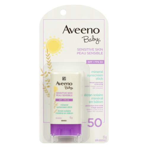 Aveeno Suncare Sensitive Skin SPF 50 13 g