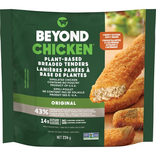 Beyond Chicken Plant-Based Frozen Breaded Tenders 226 g