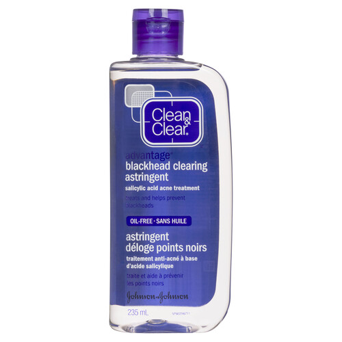 Clean & Clear Blackhead Astringent Facial Cleanser 235 ml