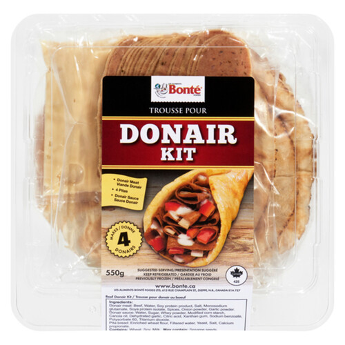 Bonte Foods Donair Deli Kit Limited 550 g