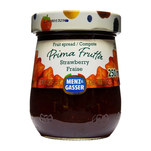 Menz & Gasser Fruit Spread Strawberry 250 ml
