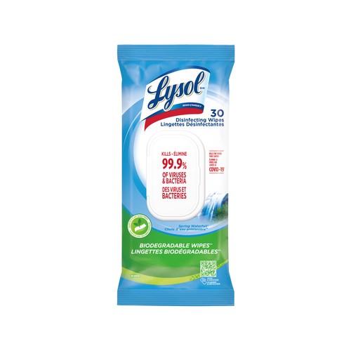 Lysol Disinfecting Wipes Spring Waterfall 30 EA