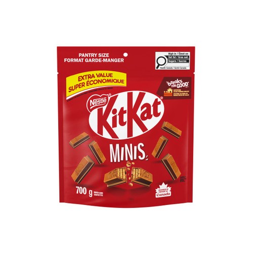 Kit Kat Wafer Bars Milk Chocolate Minis Pantry Size 700 g