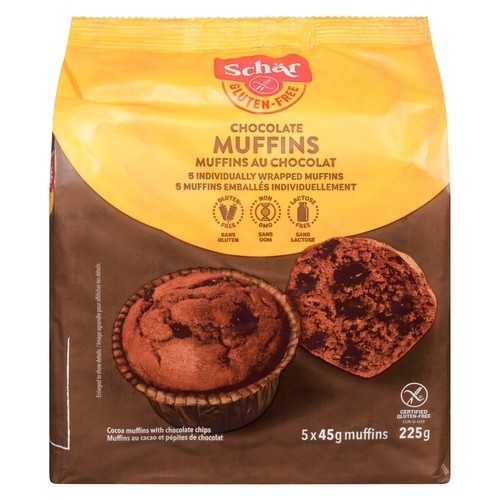 Schar Gluten-Free Muffins Chocolate 5 x 45 g