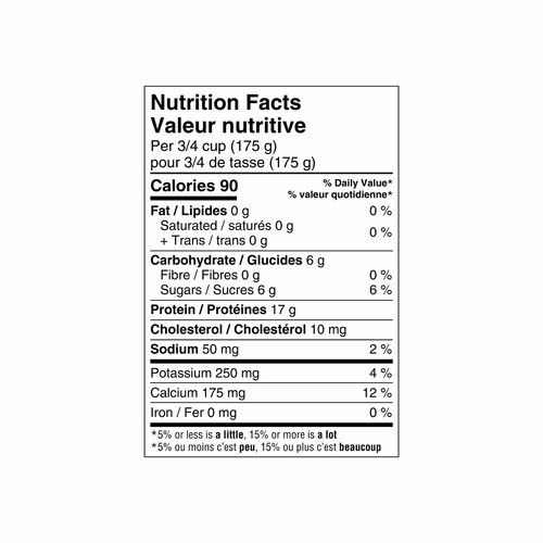 Oikos Lactose-Free 0% Greek Yogurt Plain 750 g