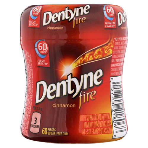 Dentyne Gum Fire Cinnamon 60 Pieces