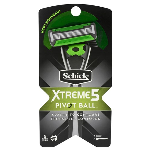 Schick Xtreme5 Pivot Ball Razor 1 Pack