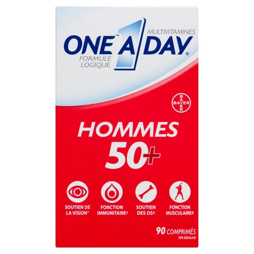 One A Day Mens 50+ Multivitamins 90 Tablets