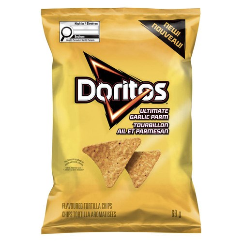 Doritos Tortilla Chips Ultimate Garlic Parmesan 69 g