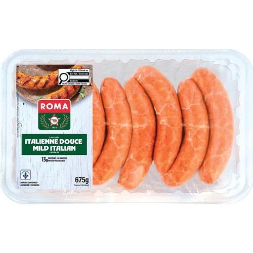 Roma Sausage Mild Italian 675 g