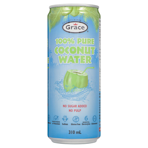 Grace Coconut Water No Pulp No Sugar 310 ml (can)