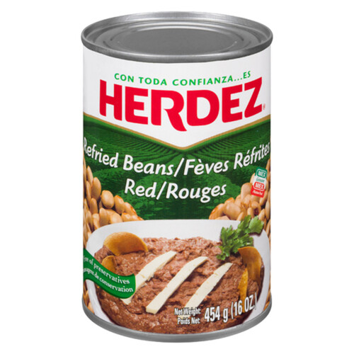Herdez Refried Beans Red 454 g