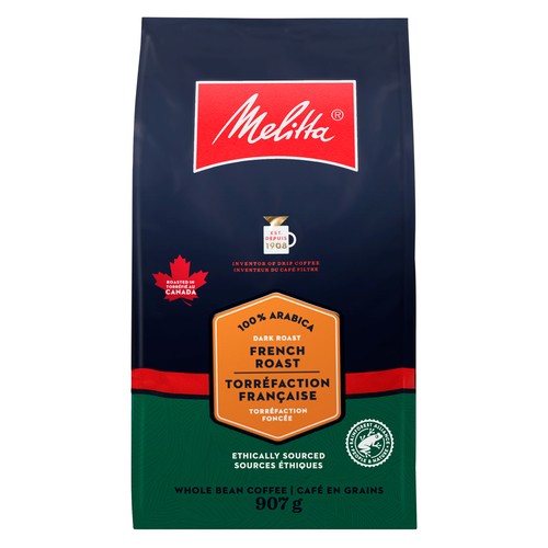 Melitta Whole Bean Coffee French Roast 907 g