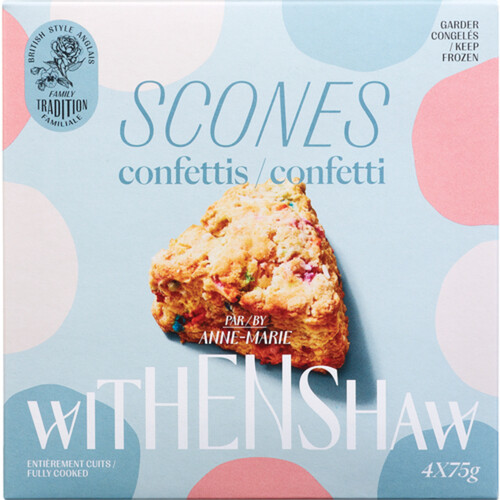 Anne Marie Withenshaw Confettis Scones Sweet 300 g (frozen)