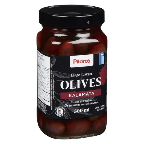 Pilaros Kalamata Whole Olives Large 500 ml