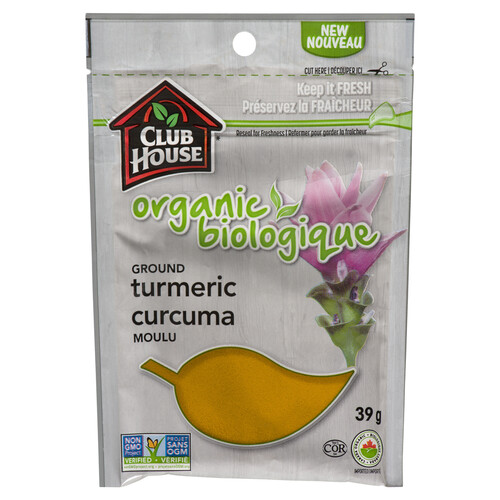 Club House Organic Bag Ground Turmeric 39 g