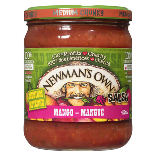 Newman's Own Salsa Medium Chunky Mango 415 ml