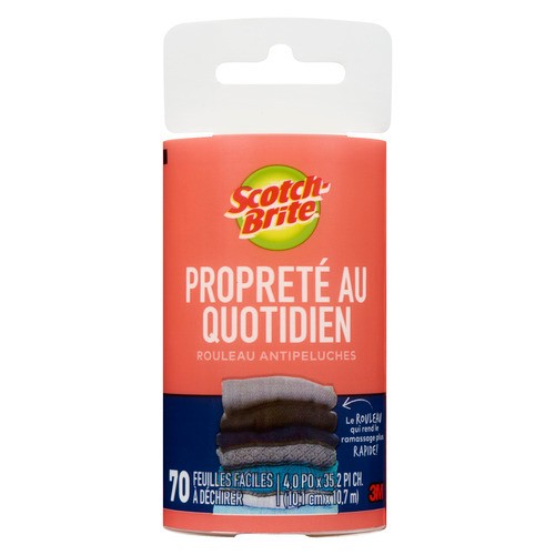 Scotch-Brite Lint Removal Roller Everyday Clean 70 Sheets