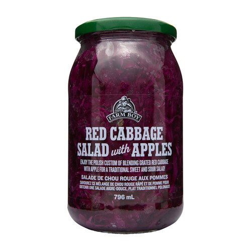 Farm Boy Red Cabbage Salad with Apples 796 ml