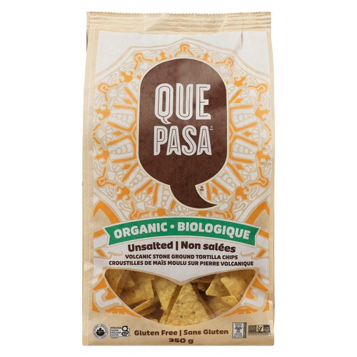 Que Pasa Gluten-Free Organic Tortilla Chips Unsalted 350 g