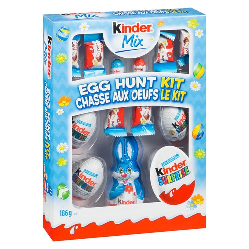 Kinder Mix Classic Chocolates Easter Egg Hunt Kit 186 g