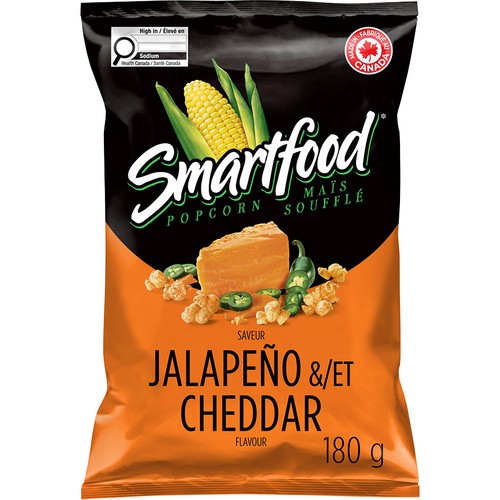 Smartfood Seasoned Popcorn Jalapeño & Cheddar 180 g