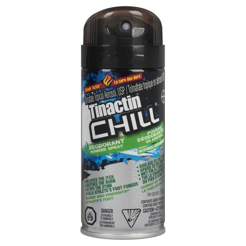 Tinactin Chill Foot Care Deodorant Powder Spray 100 g