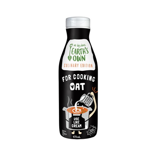 Earth's Own Dairy Free Culinary Edition Alternative Oat Cream 473 ml