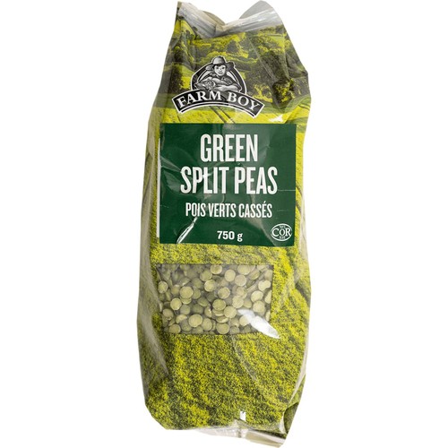 Farm Boy Dried Legumes Split Peas Green 750 g