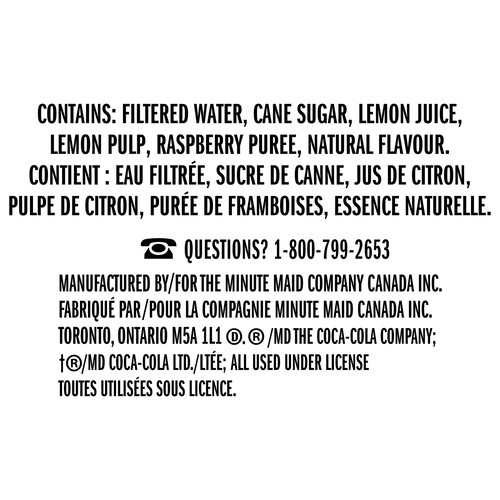 Simply Lemonade with Raspberry 2.63 L (bottle)