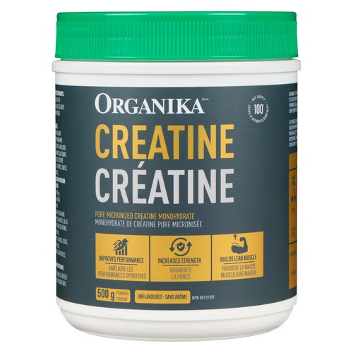 Organika Pure Micronized Creatine Monohydrate Powder Unflavoured 500 g